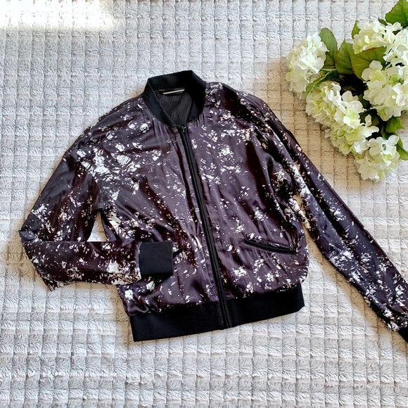 Blanc Noir Reversible Bomber Jacket - Picture 2 of 7